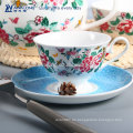 Floral geteilte Teller und Gerichte Bone China Dinnerware Hersteller